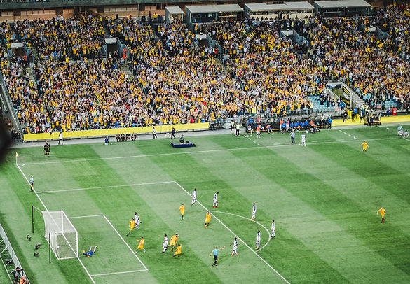 サッカーの試合