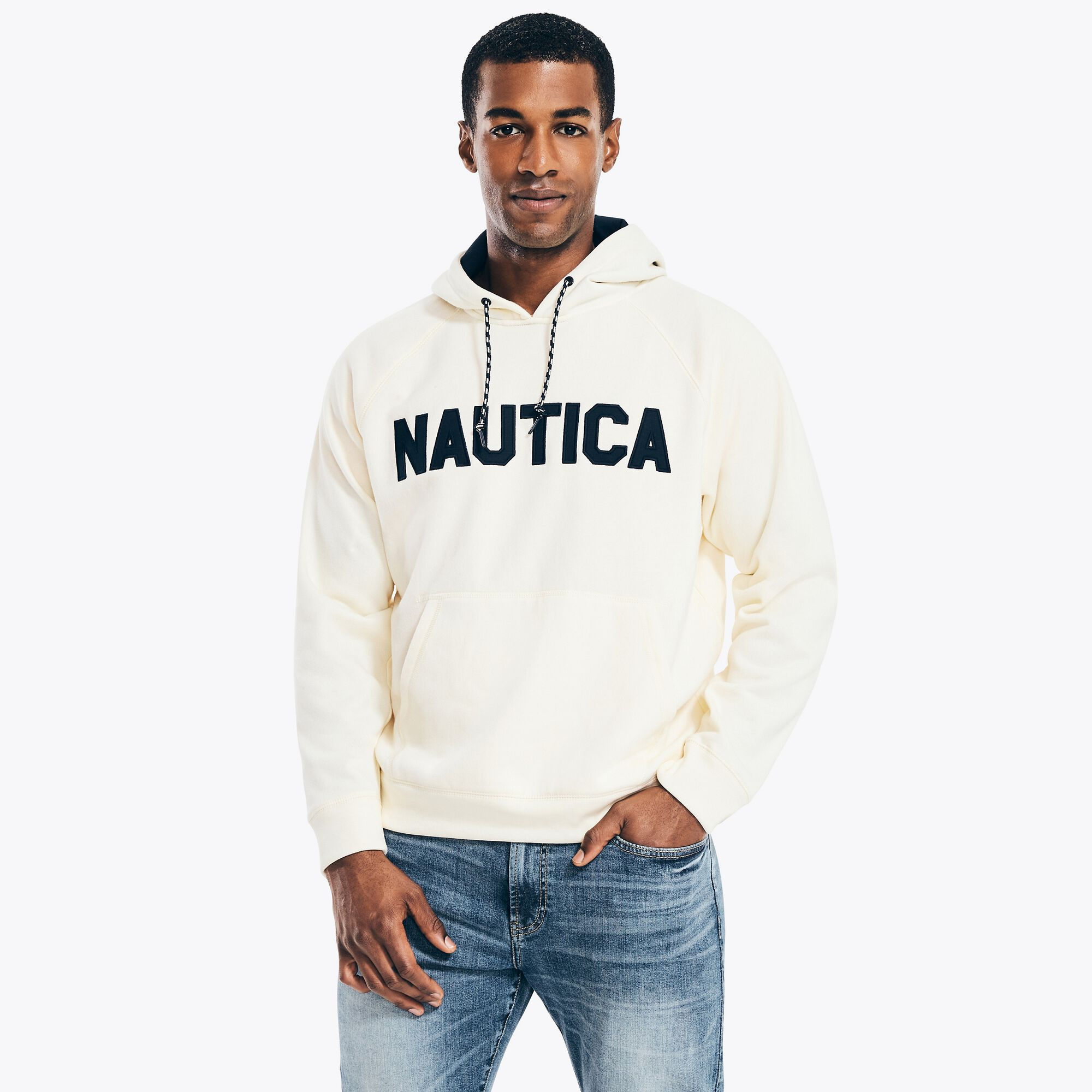 NAUTICA LOGO PULLOVER HOODIE