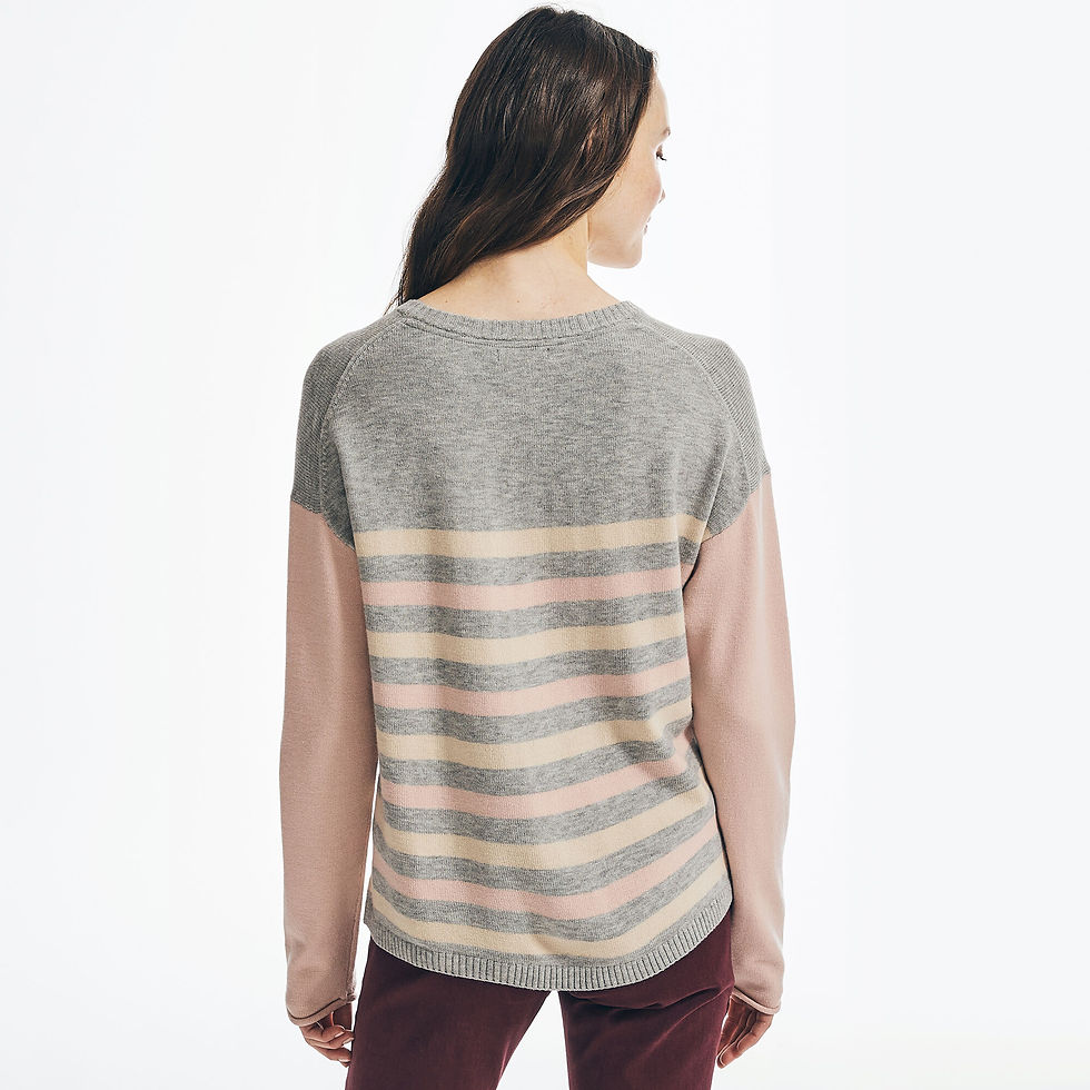 Thumbnail: NAUTICA STRIPED COLORBLOCK SWEATER
