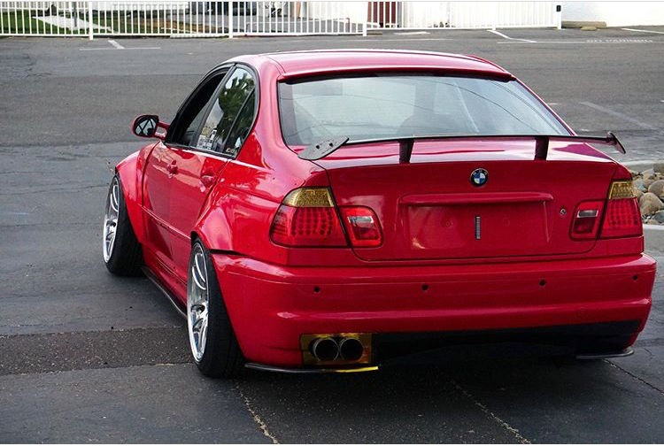 BMW E46 Sedan Rear Overfenders Big Duck Club