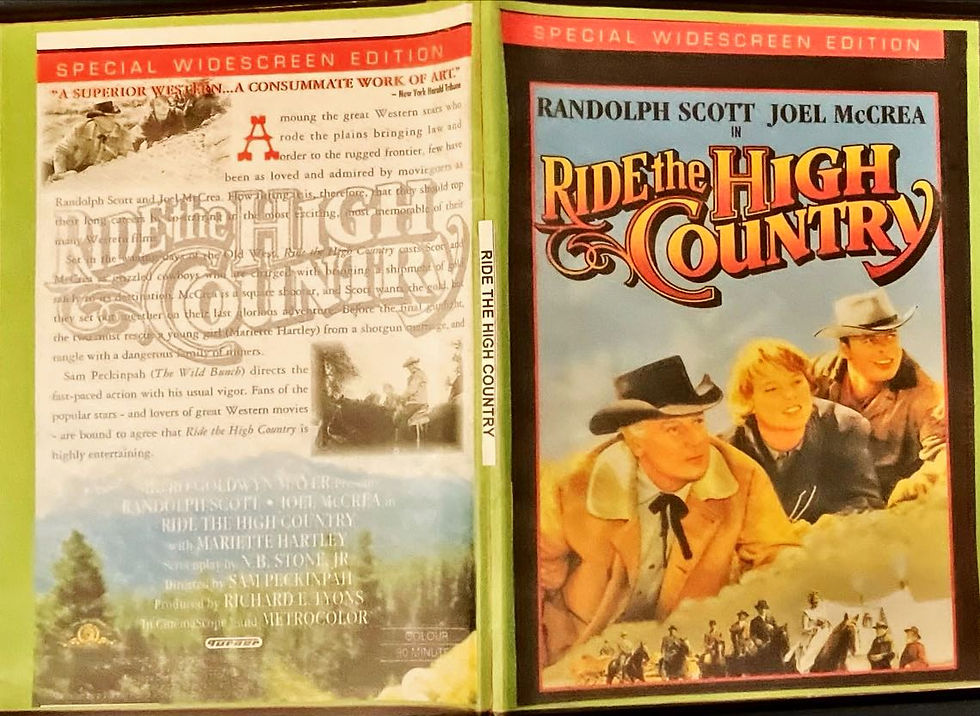 RIDE THE HIGH COUNRTY