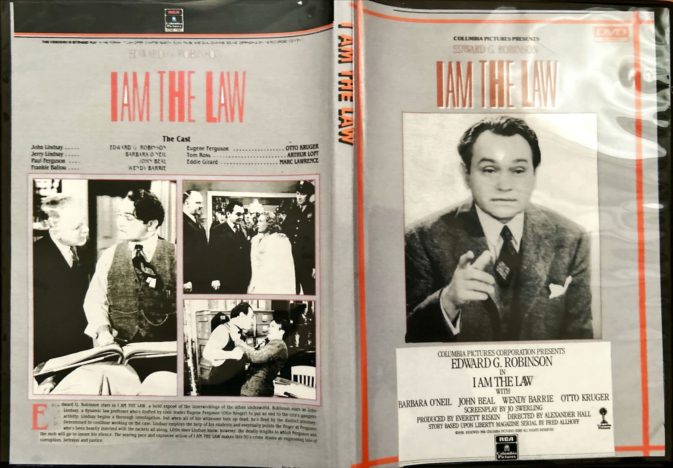 I AM THE LAW (1938)