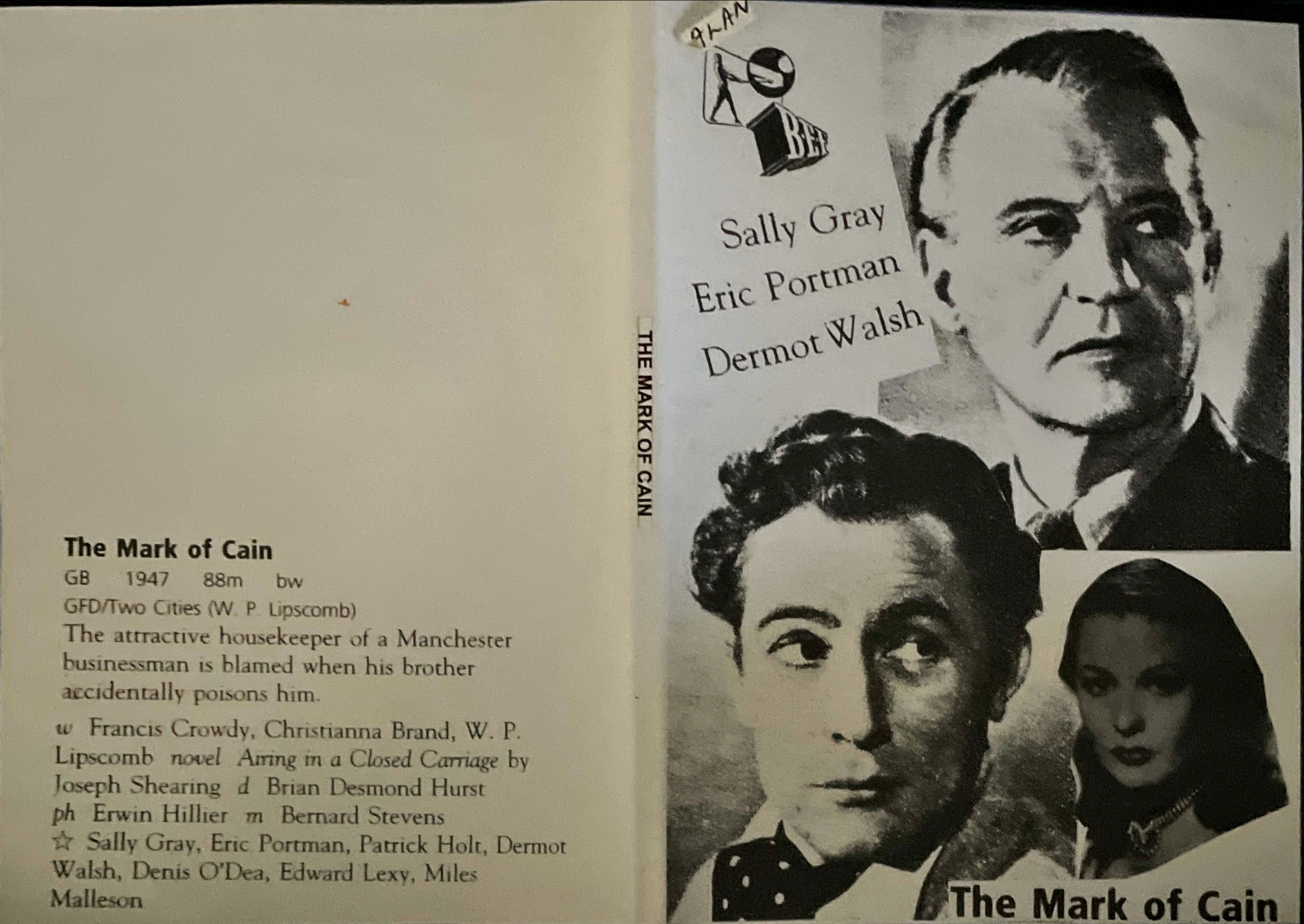 MARK OF CAIN, THE (1947)