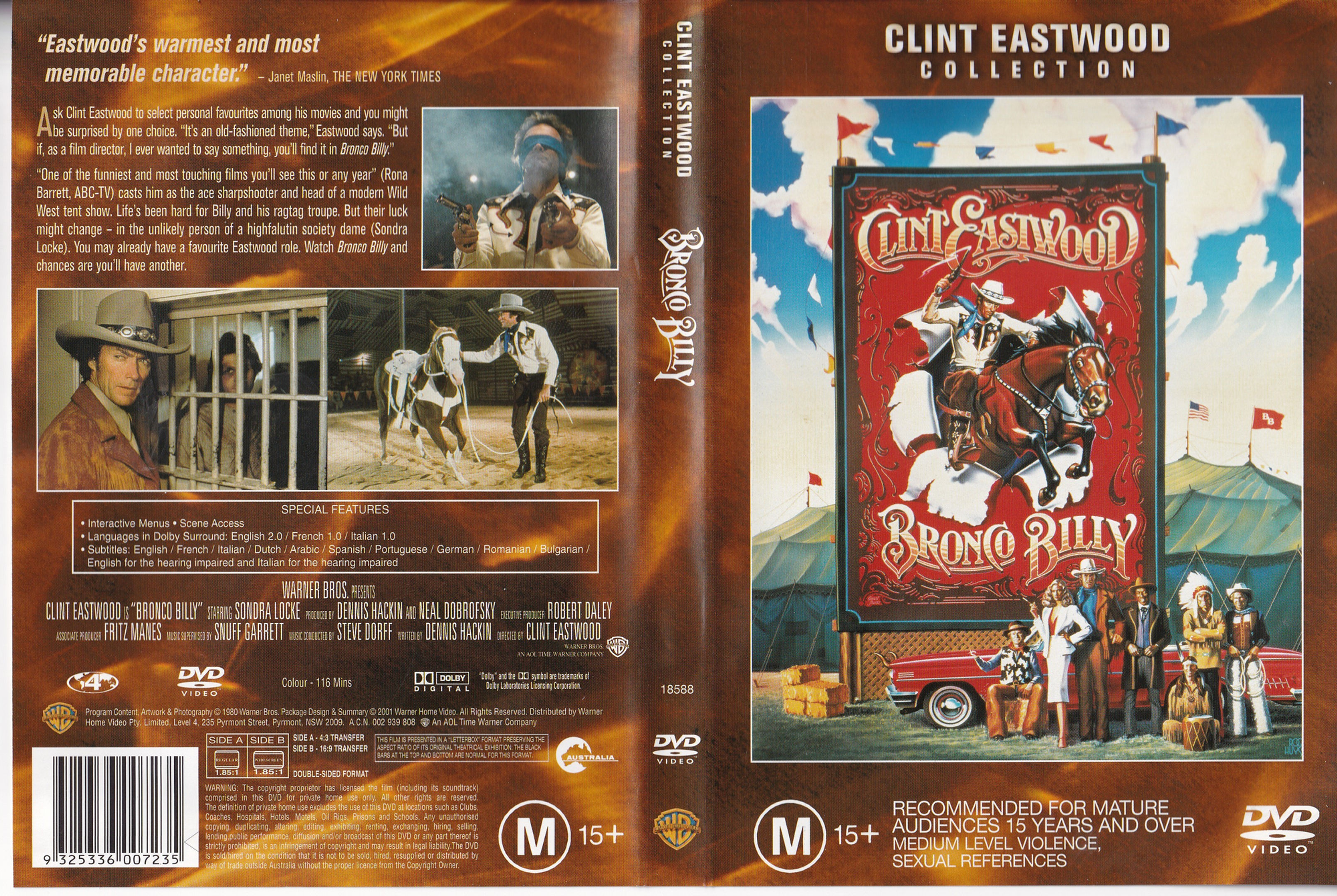BRONCO BILLY (2 DISC) (Standard and Wide Screen)