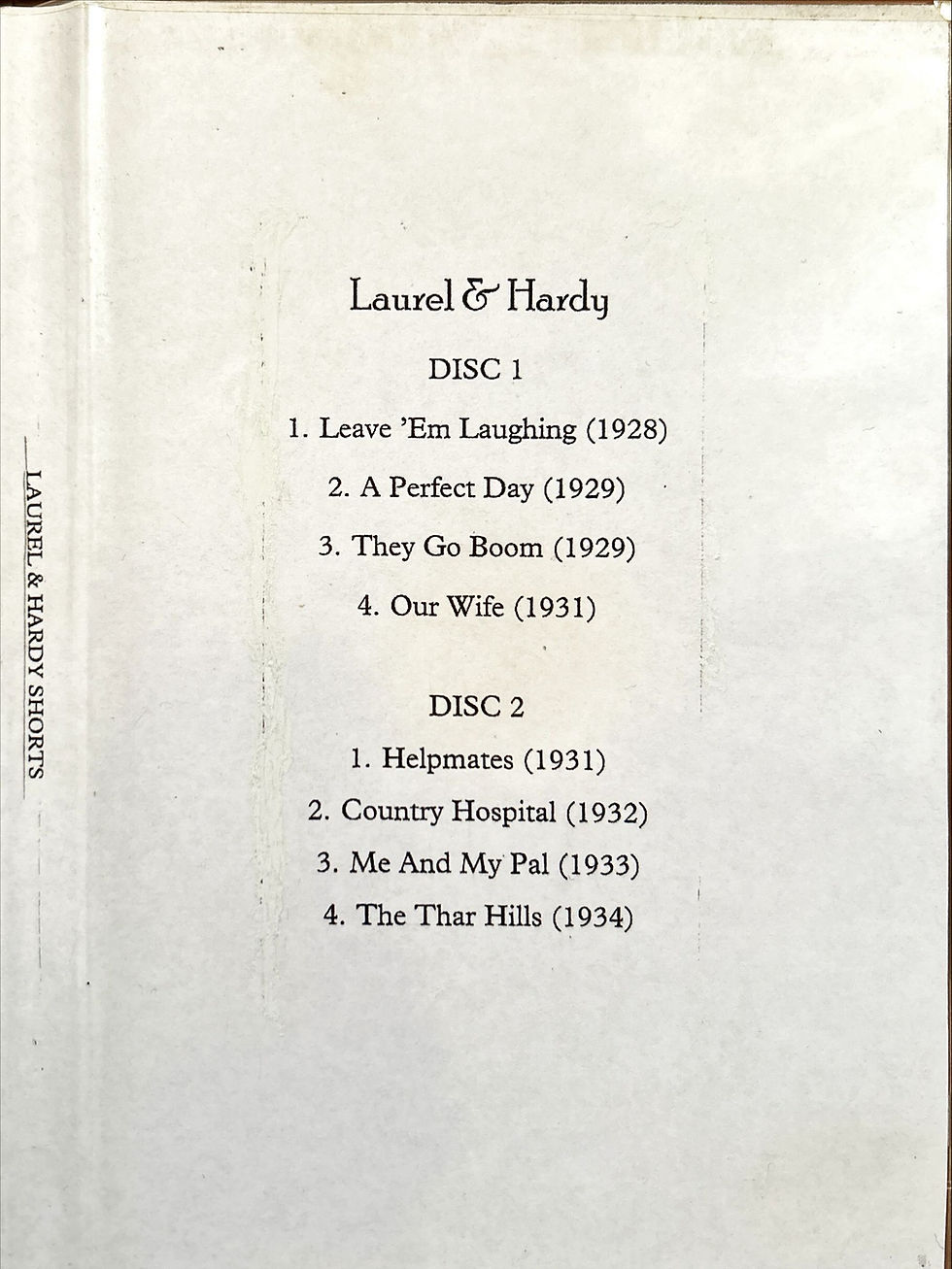 LAUREL & HARDY SHORTS (1928-1934)