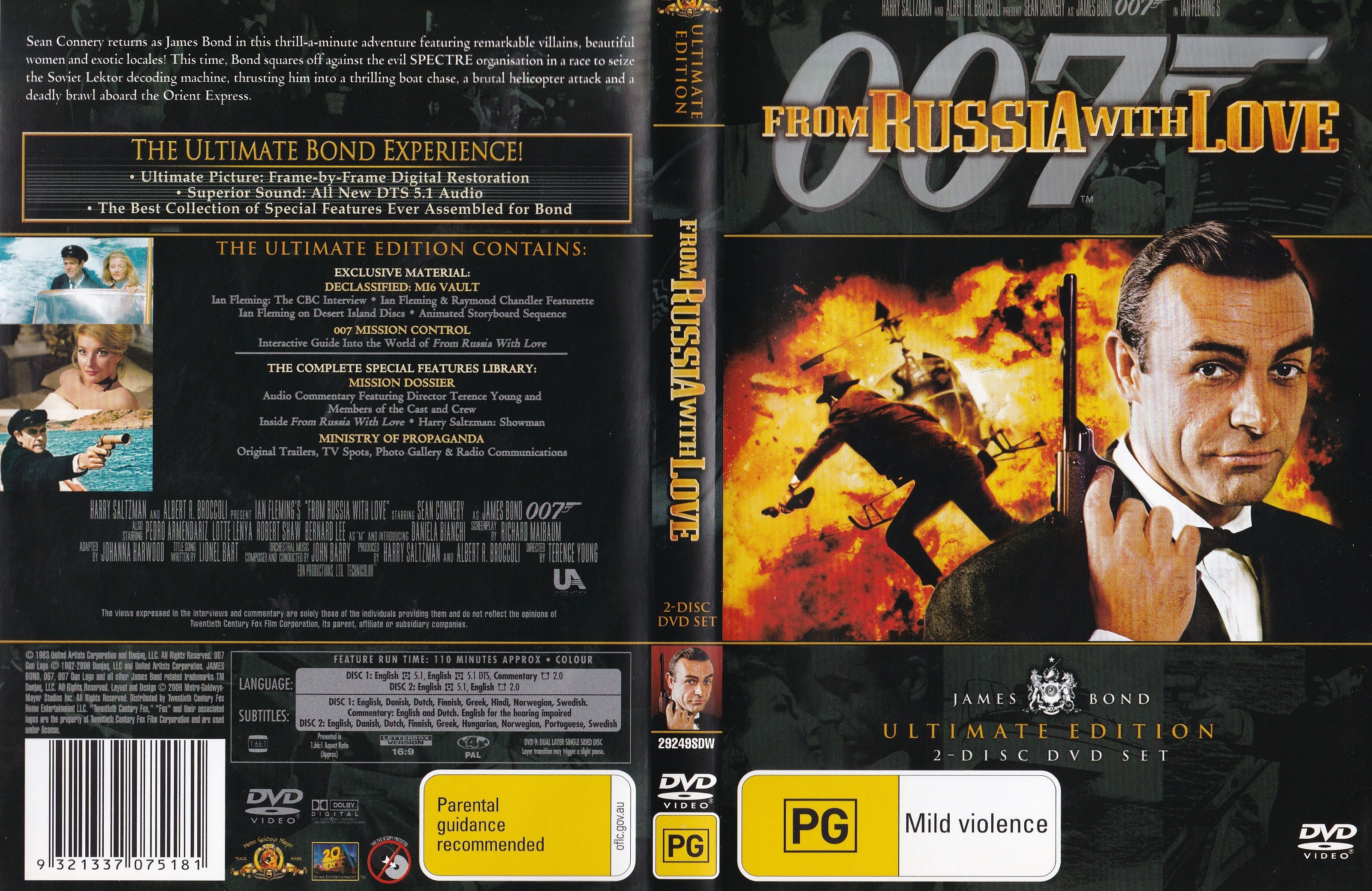 007- FROM RUSSIA WITH LOVE ( 2 DISC)