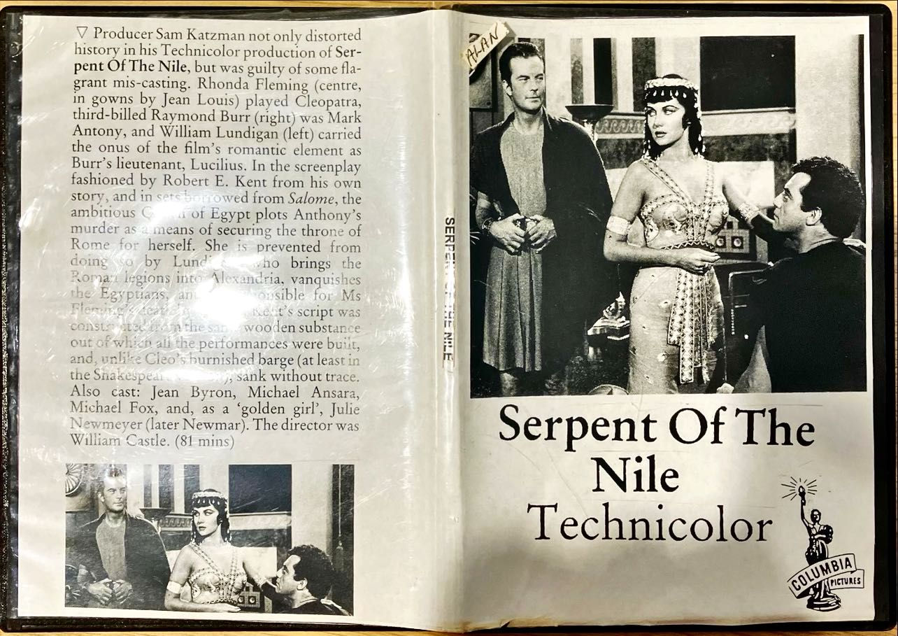 SERPENT OF THE NILE (1953)