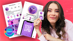 ✨¿Como hacer una tarjeta de presentación en CANVA con QR y feed Instagram?