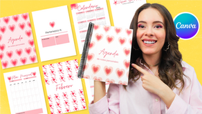 📒Diseña una AGENDA en CANVA y véndela en ETSY