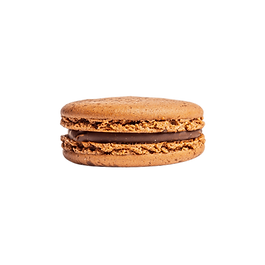 macaron vegan sans gluten - chocolat