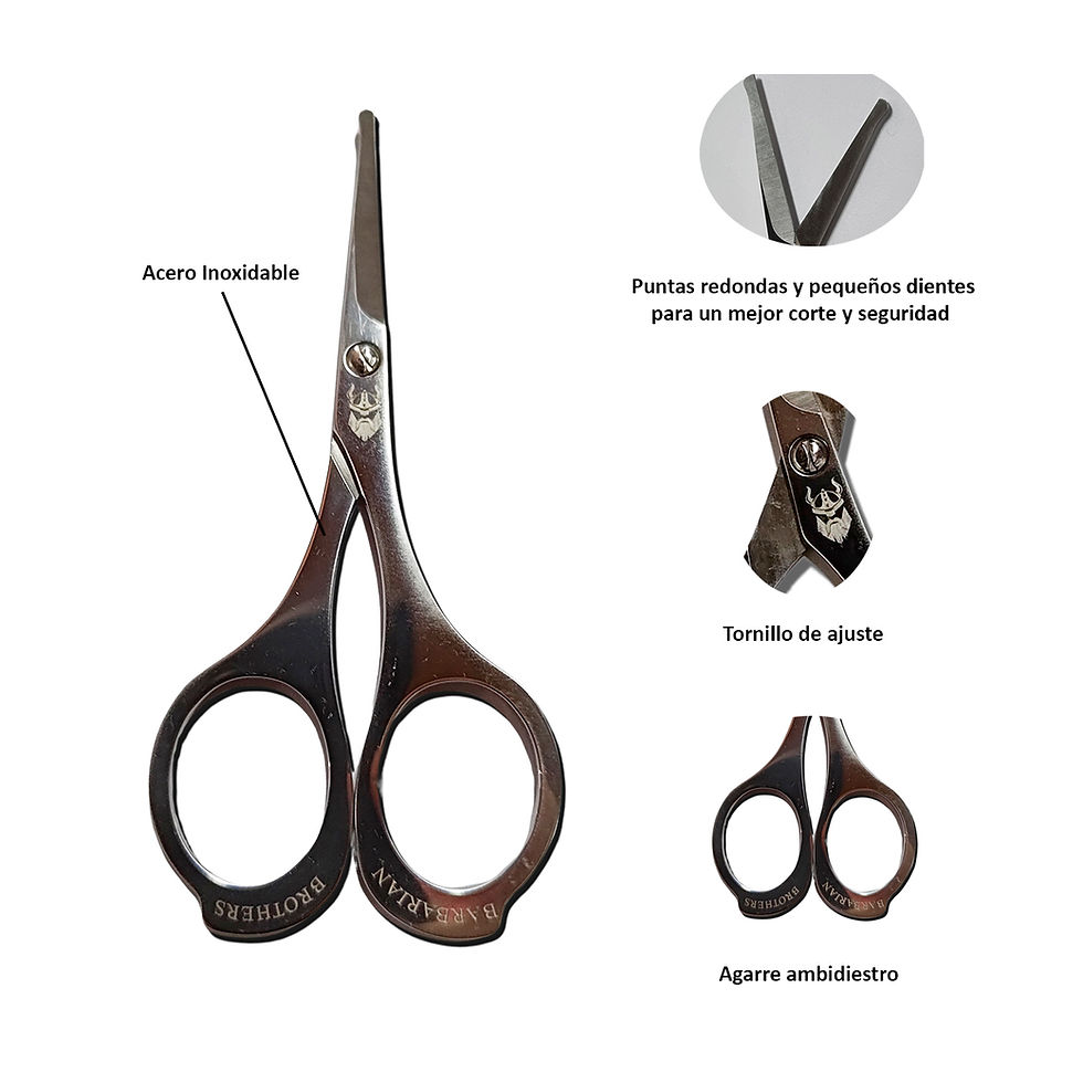 Miniatura: Tijeras para barba