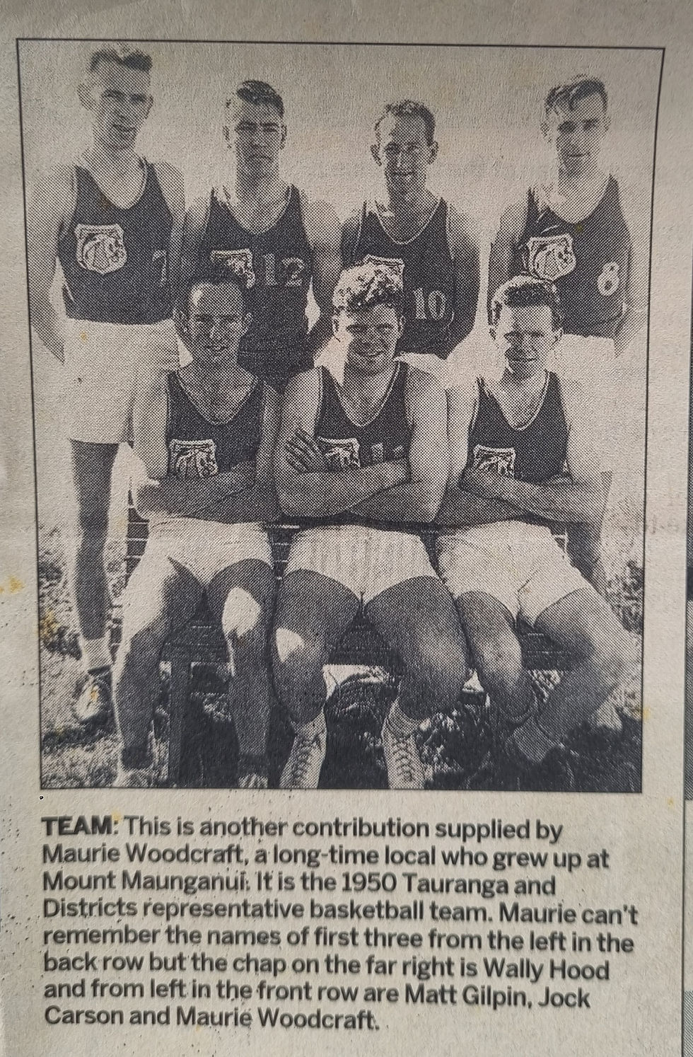 1950 Tga & Distr Rep Team