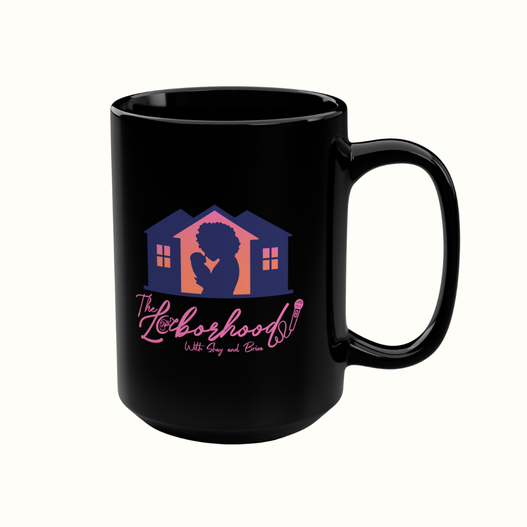The Laborhood Ceramic Mug (Black), 15oz