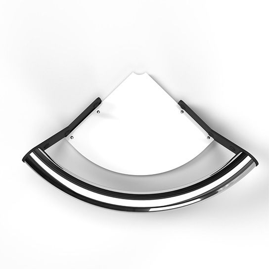 Thumbnail: elegance corner shelf grab rail top view
