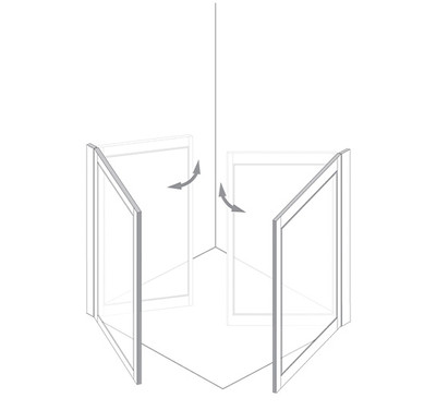 Mod 8 Left Hand Half Height Door Drawing