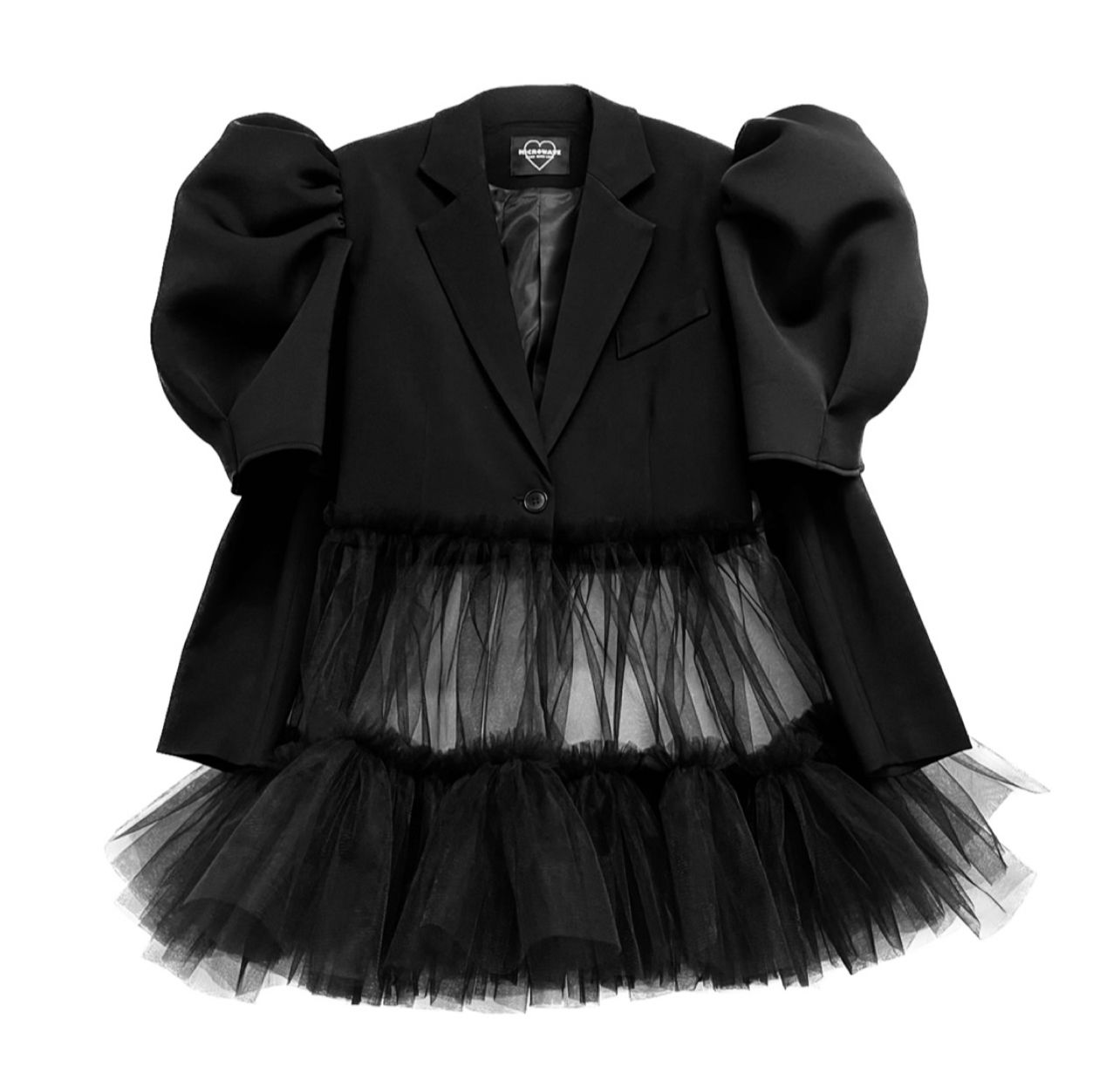 【MADE TO ORDER】 Blazer with Tulle