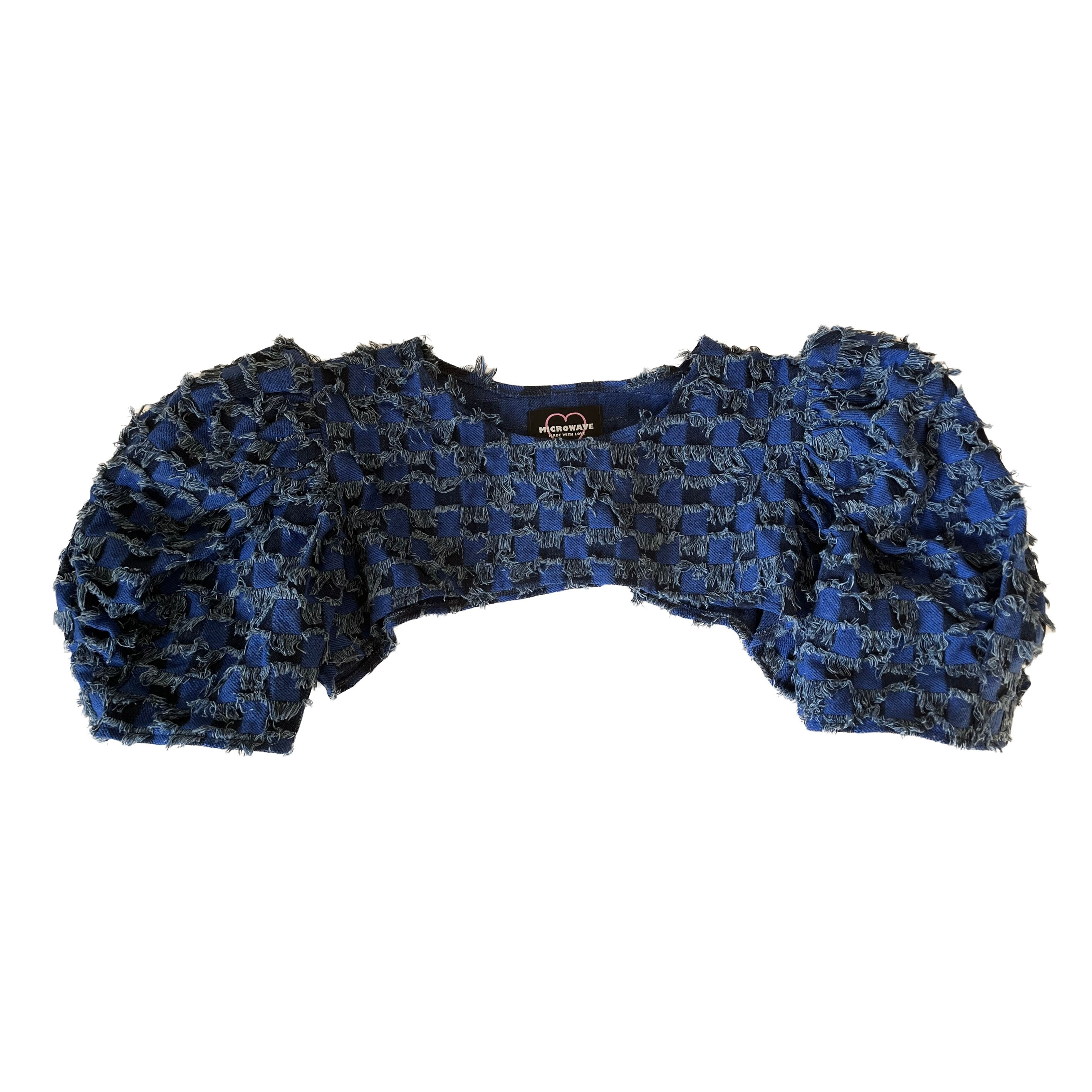 Denim Puff Sleeve Bolero