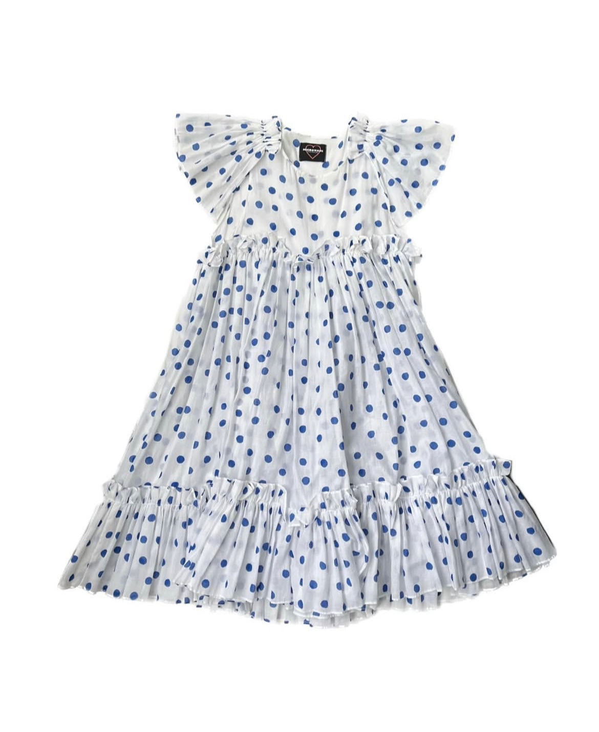 Polka Dot Ruffled Dress