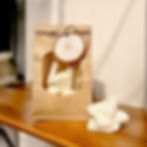 wax melt brittle on a wood tabletop.