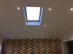 Skylight with spot lights