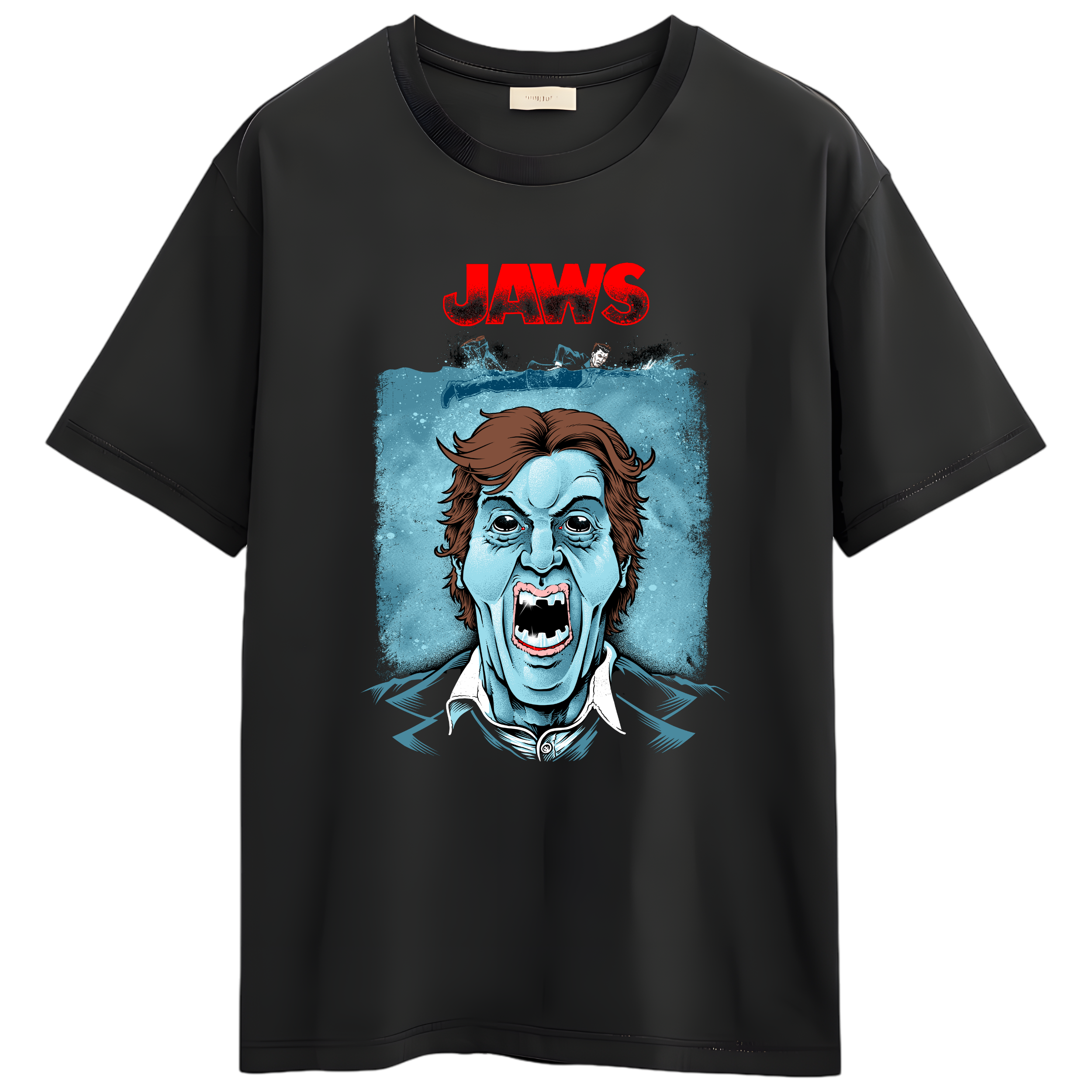 Shark Horror Graphic T-Shirt – Scary Movie Style Tee