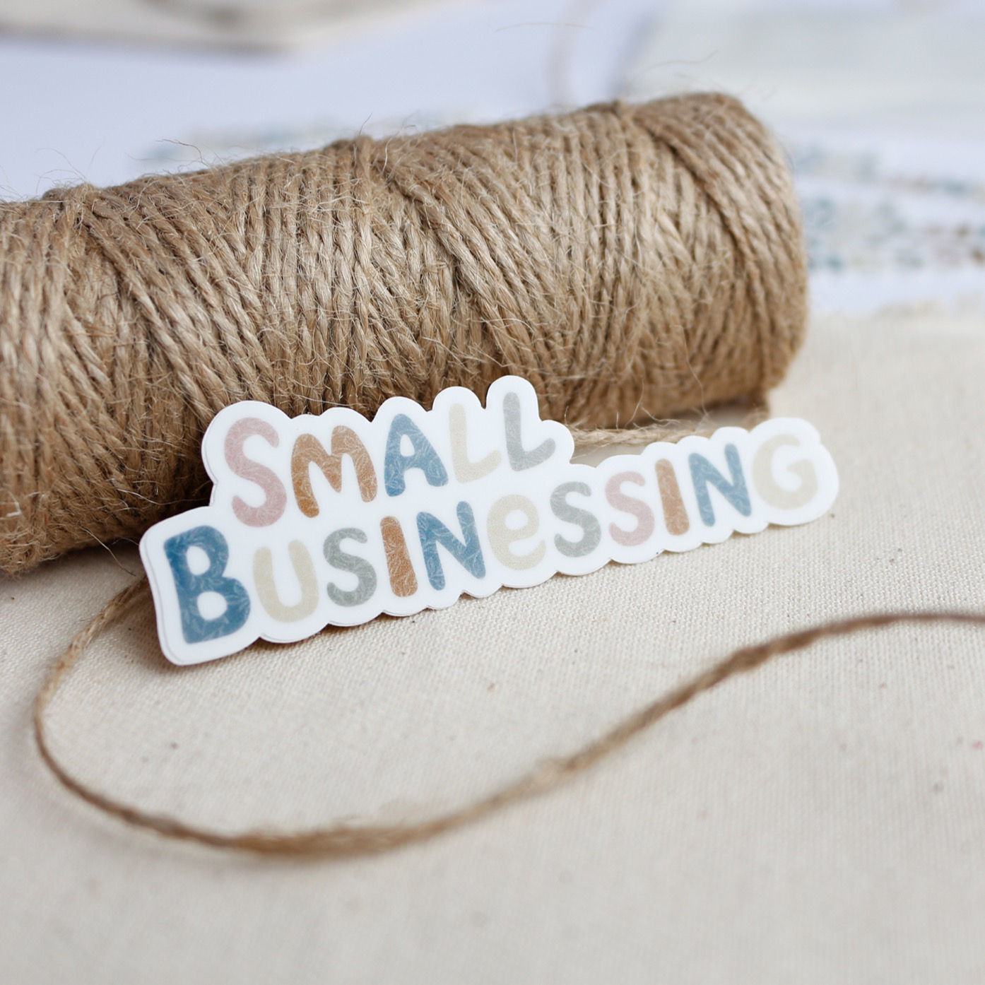 Small Businessing Sticker