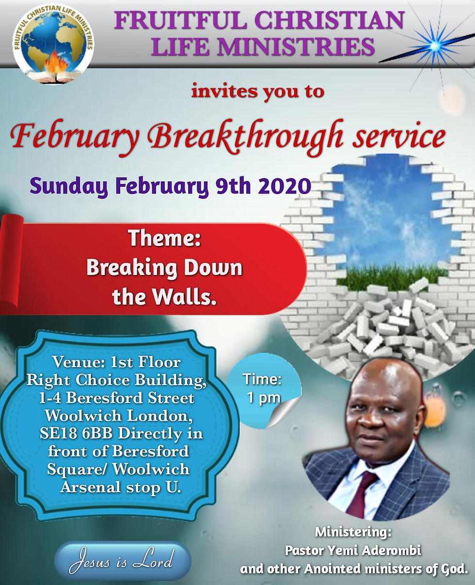 February Breakthrough Service