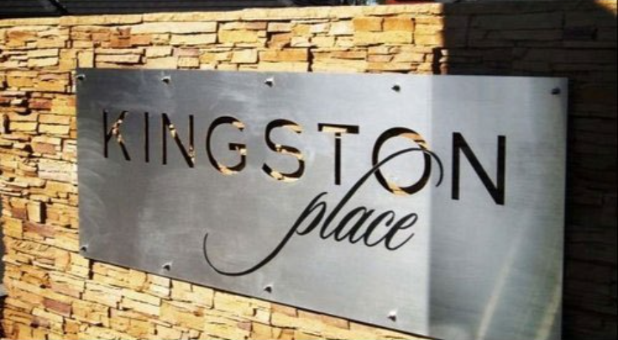Thumbnail: Custom Made Metal Company Logo Sign - Steel Sheet Metal