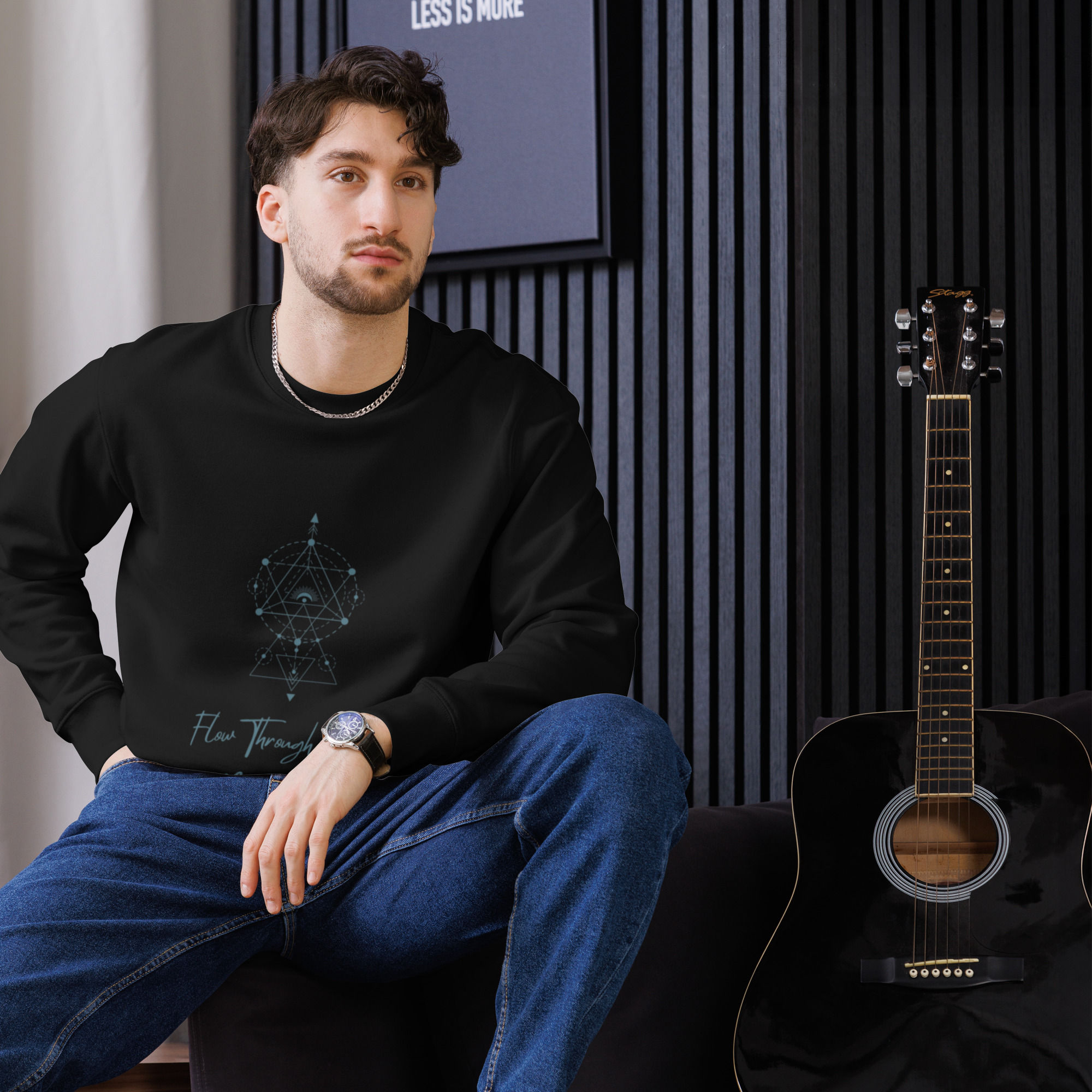 Unisex eco sweatshirt- Flow