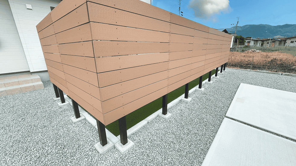 エクステリア工事　フェンス