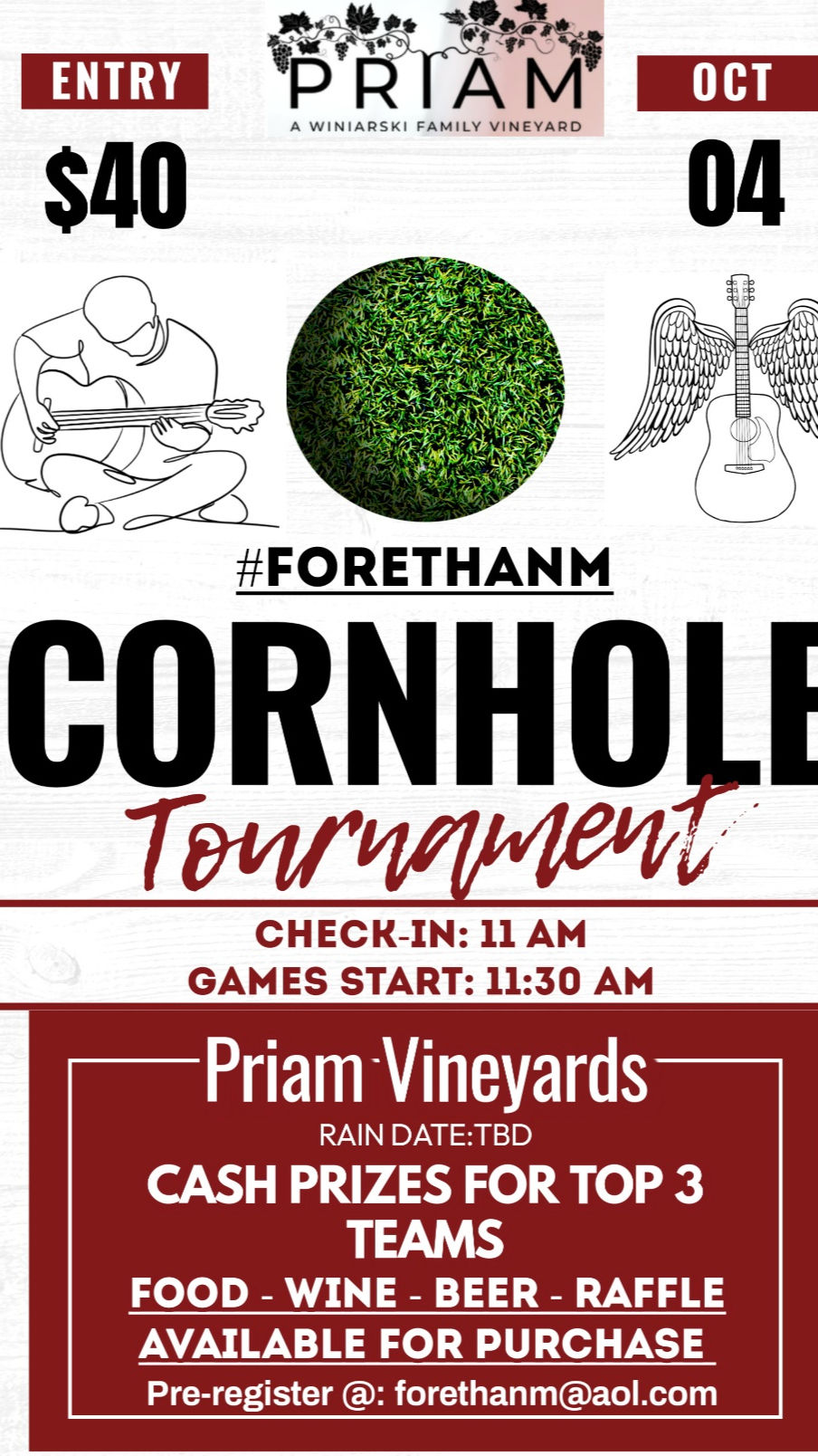 Corn Hole Tournament 