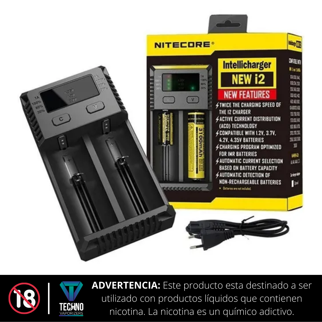 NITECORE I2 INTELLICHARGER - CARGADOR DE BATERÍAS