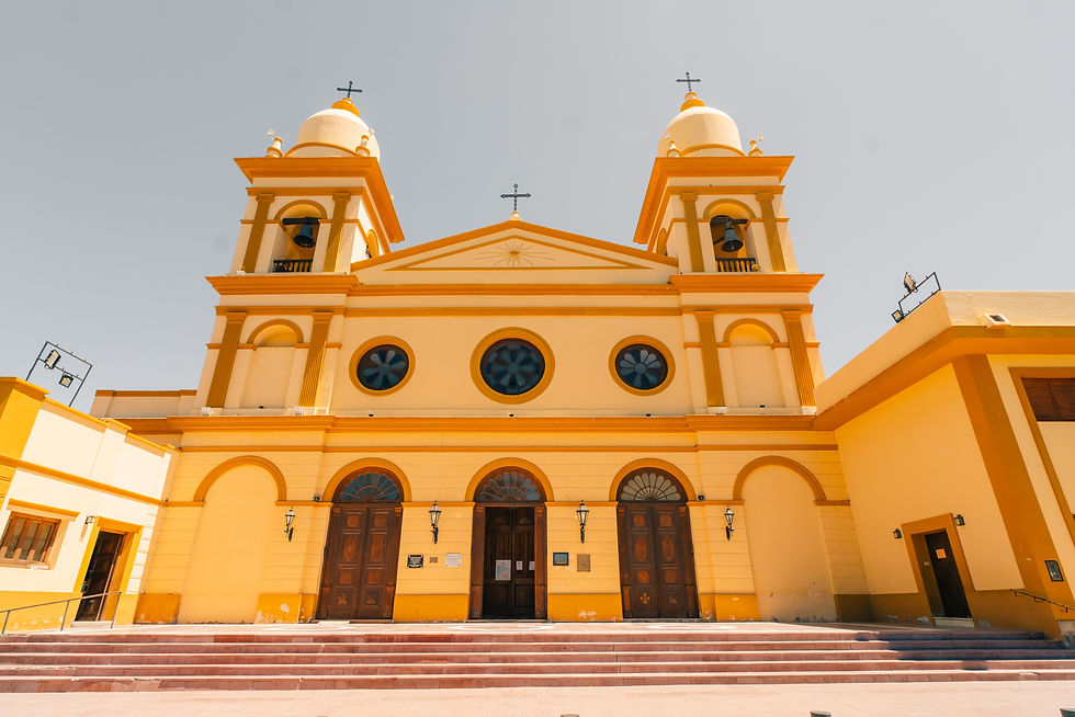 Cathédrale Nuestra Señora del Rosario à Cafayate, église coloniale du XIXe siècle.