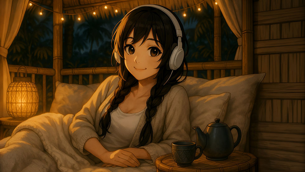 Première vidéo Lofi chanté sur Lofi Lounge Travels : une invitation douce au rêve