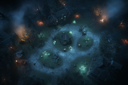 Scary Night BattleMap JdrCorner.fr