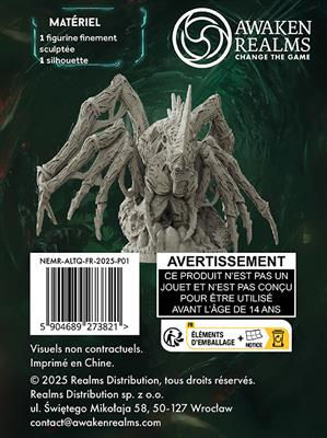 Reine Alternative Nemesis Retaliation avec figurine finement sculptée pour le jeu de plateau SF horrifique