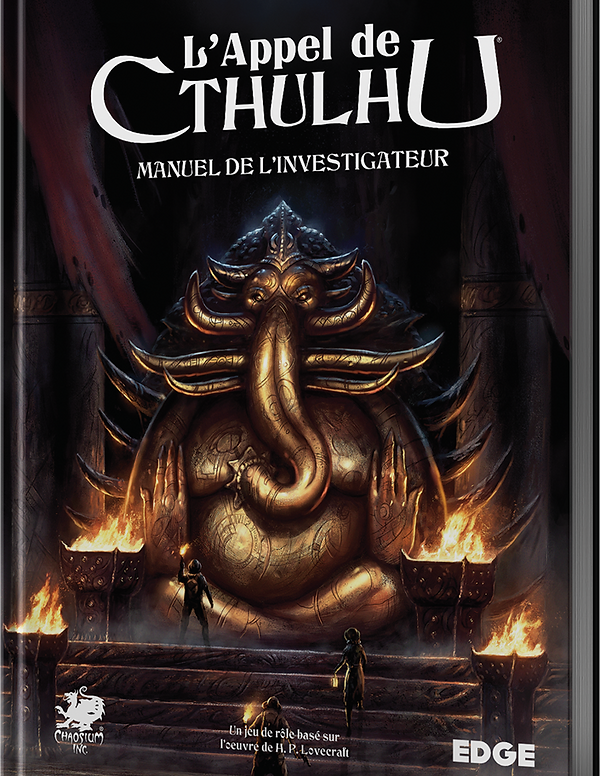 Couverture du Manuel de l’Investigateur – L’Appel de Cthulhu 7e édition en français