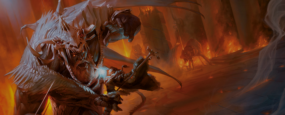 Aventuriers affrontant des créatures dans Donjons & Dragons 5e
