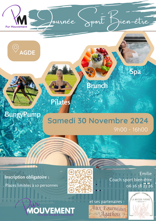 Sport & Bien-être
du Samedi 30 novembre
