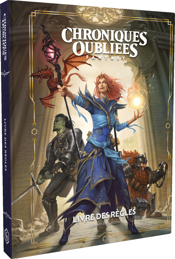 Livre des règles Deluxe COF2 – Chroniques Oubliées Fantasy édition alternative couverture rigide