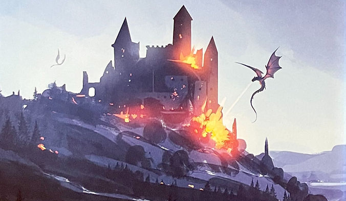 Illustration fantasy de Chroniques Oubliées
