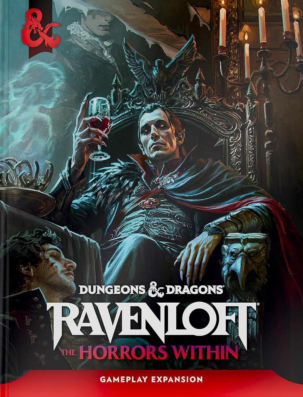 Extension Dungeons & Dragons Ravenloft The Horrors Within, ambiance gothique et vampirique pour aventures d’horreur dans Ravenloft.