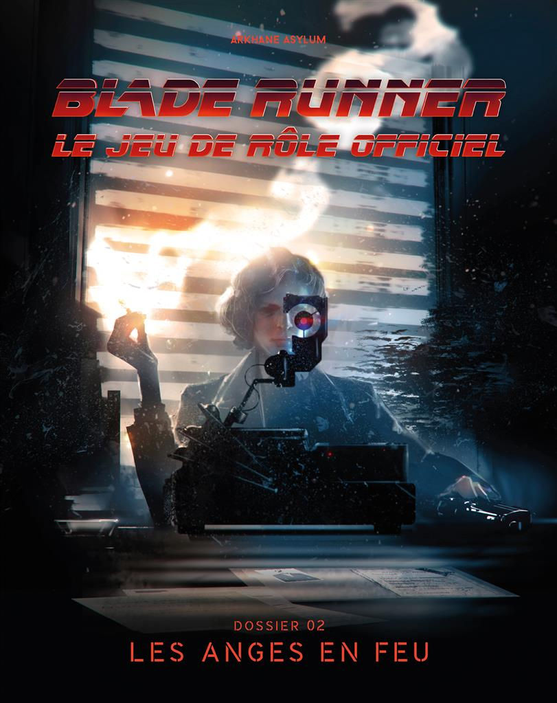 Couverture officielle du dossier 02 Les Anges en Feu pour Blade Runner jeu de rôle