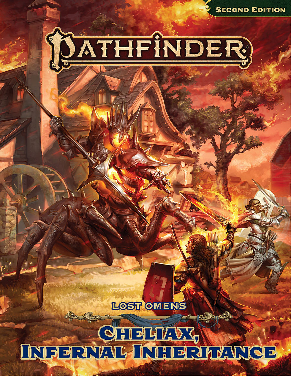 Couverture de Pathfinder Lost Omens Cheliax Infernal Inheritance pour Pathfinder 2e