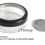 Thumbnail: 20ml THICK WALL Clear Plastic Jar with Black Rimmed Lid  - with Sifter