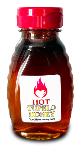 8oz Hot Tupelo Honey | Good News Honey