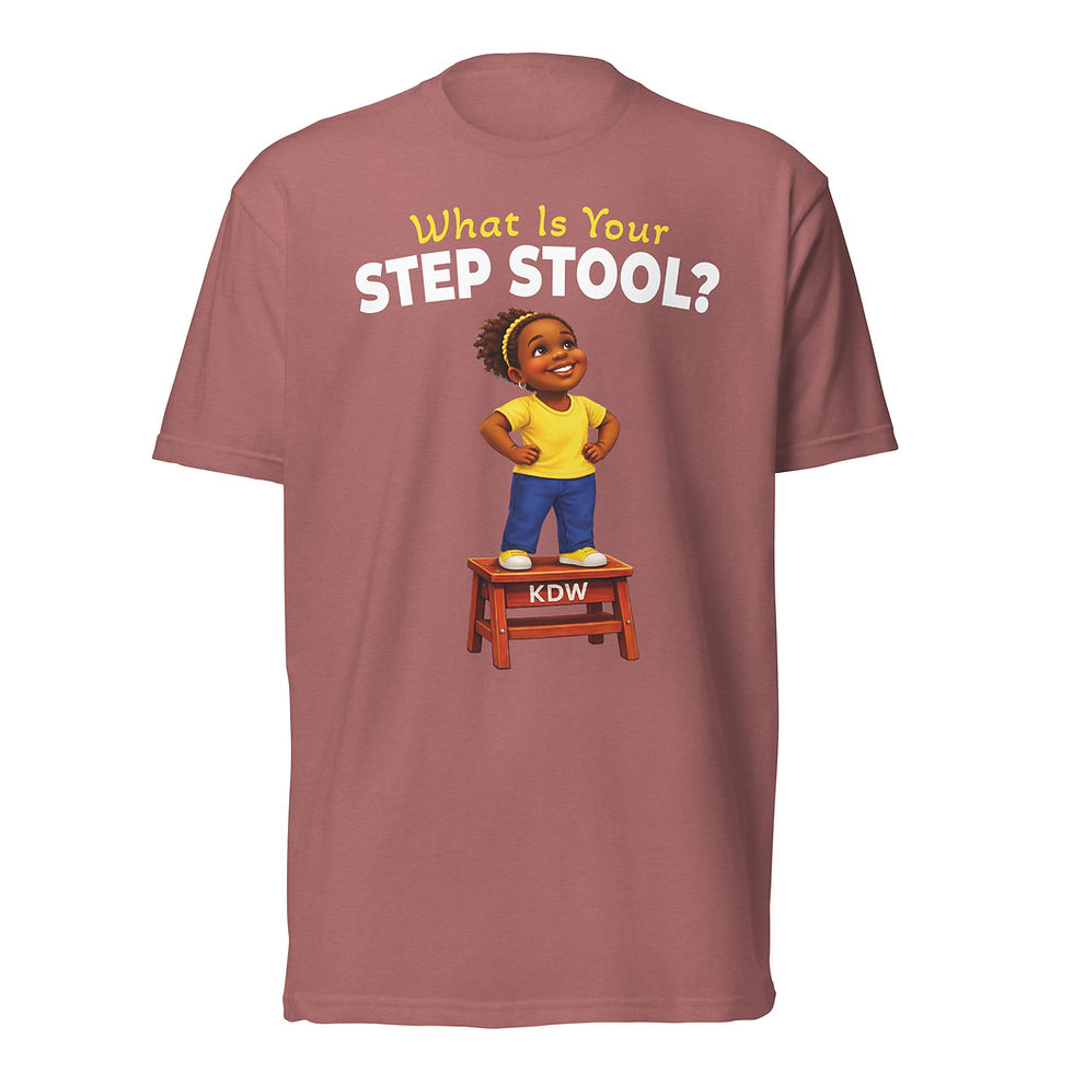 Thumbnail: What Is Your Step Stool Fitted T-Shirt