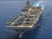 USS Iwo Jima Docks in F’sted Harbor