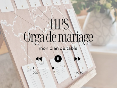 conseils pour réussir le plan de table de son mariage 