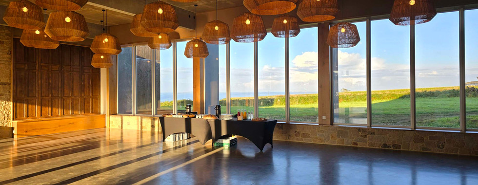 Salle Ty Patio au petit matin